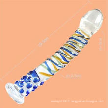 Sextoy gode cristal pour les femmes (IJ-GD2044)